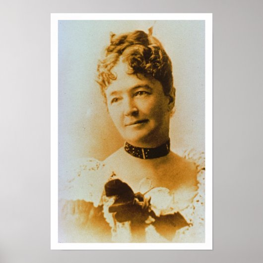 Elizabeth Bacon Custer (1842-1933) Ehefrau General Poster (Vorne)