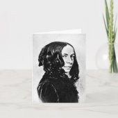 Elizabeth Barrett Browning Karte (Vorderseite)