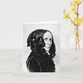 Elizabeth Barrett Browning Karte (Gelbe Blume)