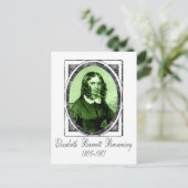 Elizabeth Barrett Browning Postkarte (Stehend Vorderseite)