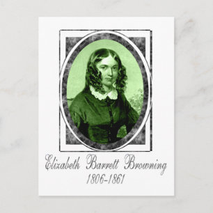 Elizabeth Barrett Browning Postkarte