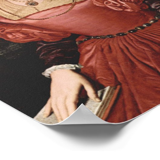 Elizabeth Bathory Portrait Poster (Ecke)
