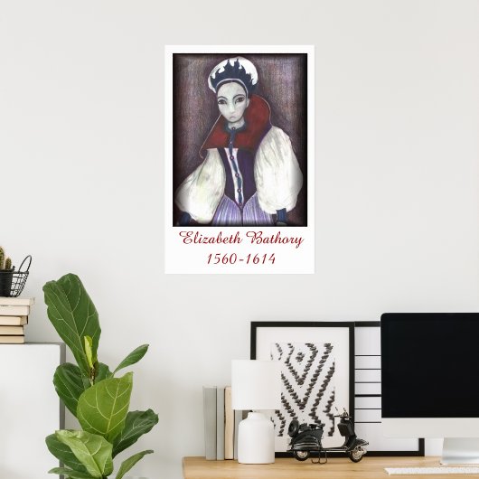 Elizabeth Bathory Poster (Heimbüro)