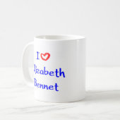 elizabeth bennet kaffeetasse (Vorderseite Links)