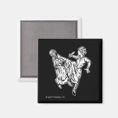 Elizabeth Bennett Kicks Ass Magnet (Vorderseite/Rückseite)