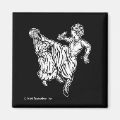 Elizabeth Bennett Kicks Ass Magnet (Vorne)