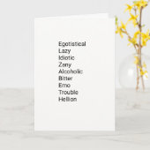 Elizabeth Birthday Karte (Gelbe Blume)