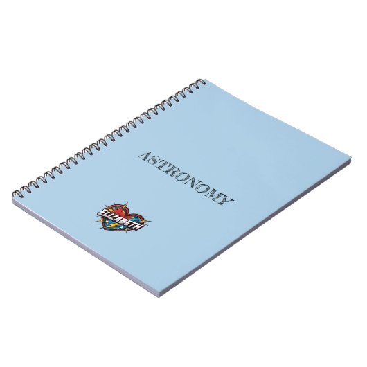 Elizabeth Blue Notizblock (Linke Seite)