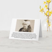 Elizabeth Cady Stanton - Feminist Karte (Gelbe Blume)