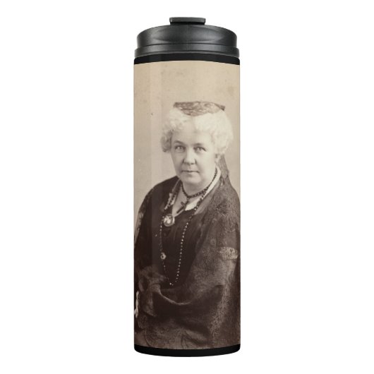 Elizabeth Cady Stanton Thermosbecher (Vorderseite)