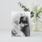 Elizabeth Cady Stanton und Susan B. Anthony Postkarte (Stehend Vorderseite)