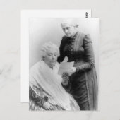 Elizabeth Cady Stanton und Susan B. Anthony Postkarte (Vorne/Hinten)