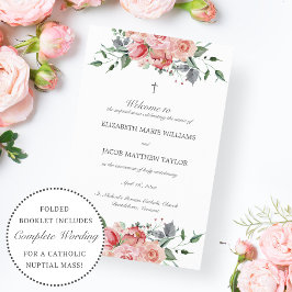 Elizabeth Catholic Mass Wedding Zeremony Program