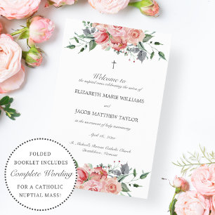 Elizabeth Catholic Mass Wedding Zeremony Program