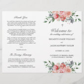 Elizabeth Christlich Wedding Zeremony Program (Vorderseite)