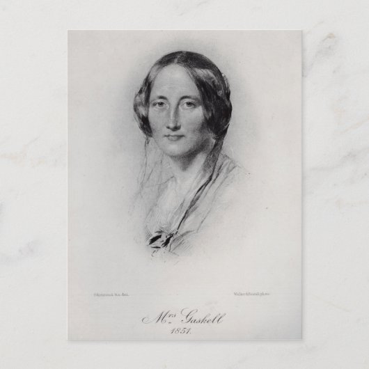 Elizabeth Cleghorn Gaskell Postkarte (Vorderseite)