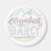 Elizabeth + Darcy Magnet (Vorne)