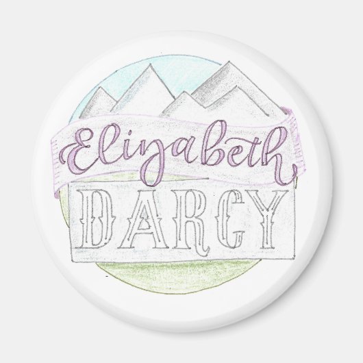 Elizabeth + Darcy Magnet (Vorne)