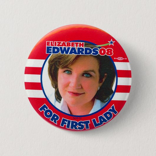 Elizabeth Edwards - Knopf Button (Vorderseite)