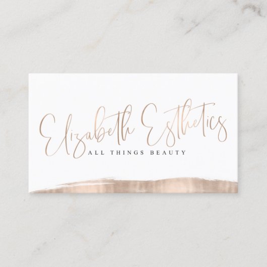 Elizabeth Esthetics Visitenkarte (Vorderseite)