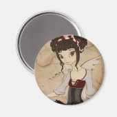 Elizabeth - Fairy Pirate Magnet (Vorderseite/Rückseite)
