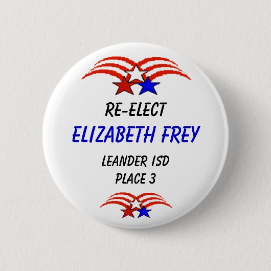 Elizabeth Frey 1 Button (Vorderseite)
