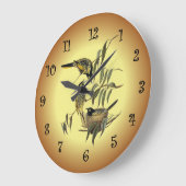 Elizabeth Gould 14 ~ Elizabeth Gould Große Wanduhr (Winkel)