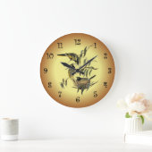 Elizabeth Gould 14 ~ Elizabeth Gould Große Wanduhr (Zuhause)