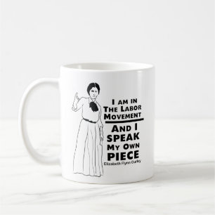Elizabeth Gurley Flynn Zitat Kaffeetasse
