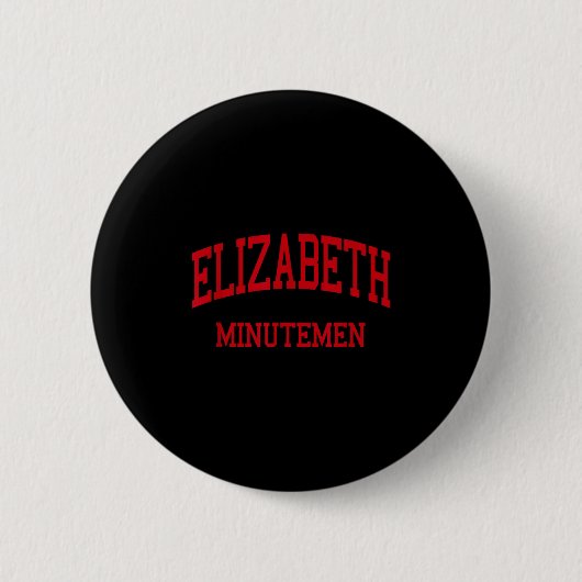 Elizabeth High School Hs Elizabeth Nj Retro Button (Vorderseite)