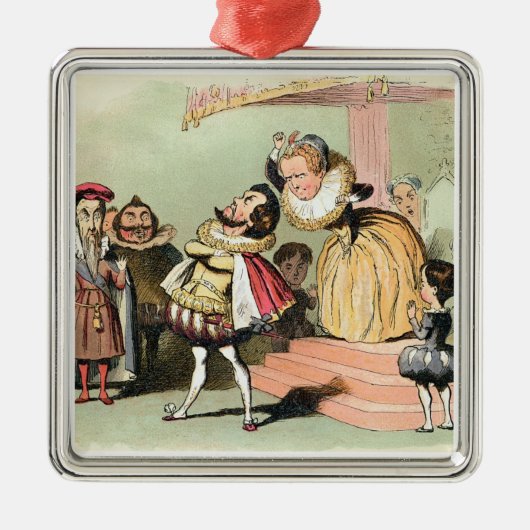 Elizabeth I (1533-1603): mit Robert Devereux, 2. Ornament Aus Metall (Vorne)