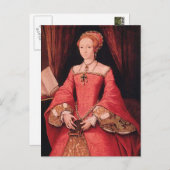 Elizabeth I. als Prinzessin Postkarte (Vorne/Hinten)