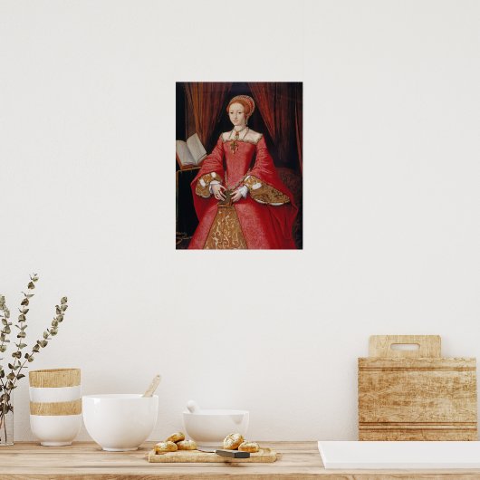 Elizabeth I. als Prinzessin William Scrots Poster (Küche)