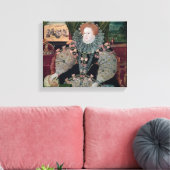 Elizabeth I., Armada Portrait, c.1588 Leinwanddruck (Insitu (Wohnzimmer))
