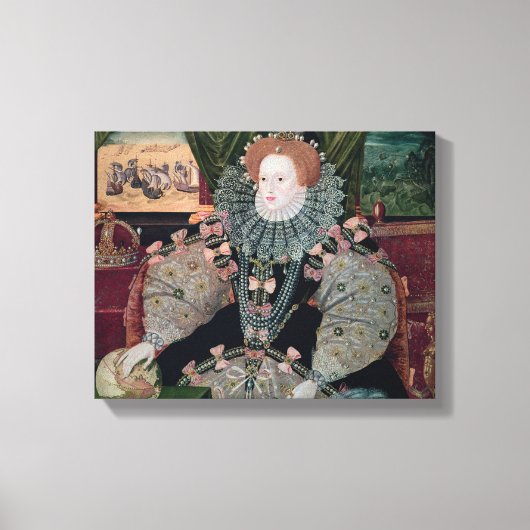 Elizabeth I., Armada Portrait, c.1588 Leinwanddruck (Vorderseite)