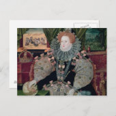 Elizabeth I., Armada Portrait, c.1588 Postkarte (Vorne/Hinten)