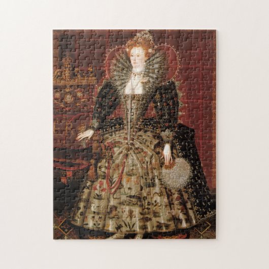 Elizabeth I c 1599 Puzzle (Vertikal)