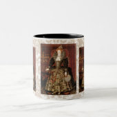 Elizabeth I c 1599 Zweifarbige Tasse (Mittel)