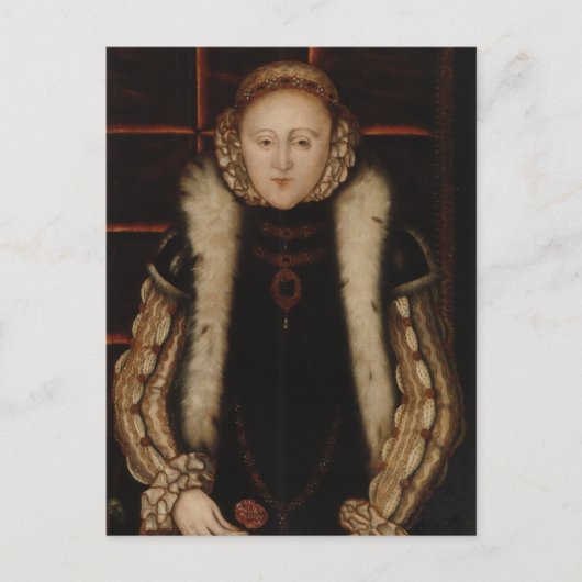 Elizabeth I Circa 1560 Postkarte (Vorderseite)