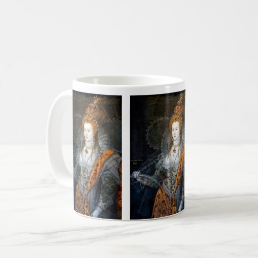 Elizabeth I Kaffeetasse (Vorderseite Links)