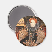 Elizabeth I Magnet (Vorderseite/Rückseite)