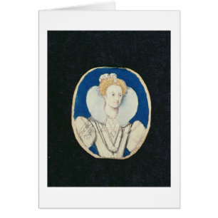 Elizabeth I, Miniaturporträt, (unfertig)