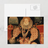 Elizabeth I., Portrait Armada, c.1588 Postkarte (Vorne/Hinten)