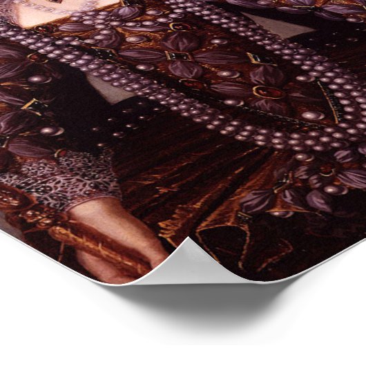Elizabeth I. Poster (Ecke)