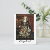 Elizabeth I Postkarte (Stehend Vorderseite)