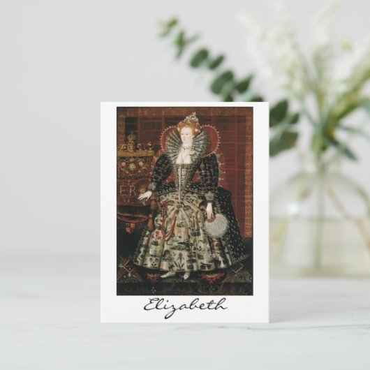 Elizabeth I Postkarte (Stehend Vorderseite)
