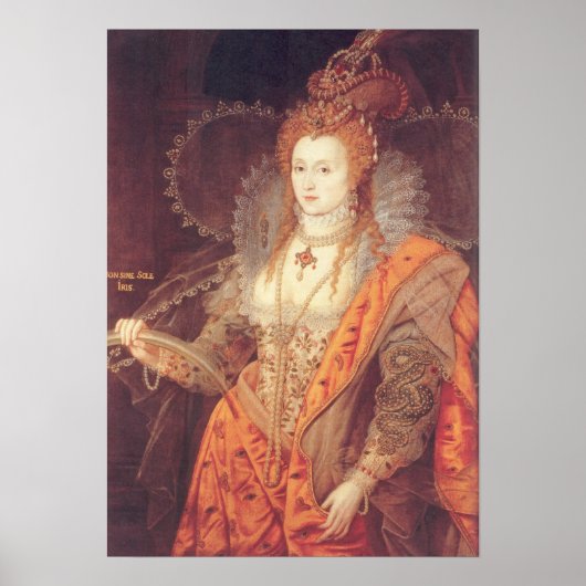 Elizabeth I Rainbow Portrait Poster (Vorne)
