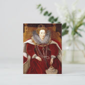 Elizabeth I Red Robes Postkarte (Stehend Vorderseite)