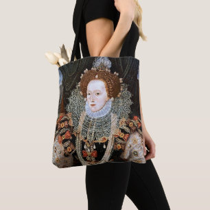 Elizabeth I. und Anne Boleyn Königinnen von Englan Tasche