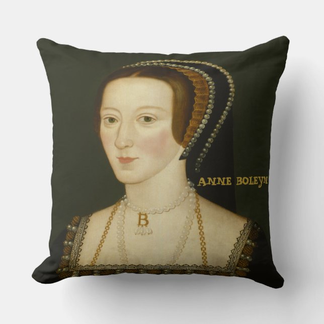 Elizabeth I und Anne- BoleynQueens von England Kissen (Vorderseite)
